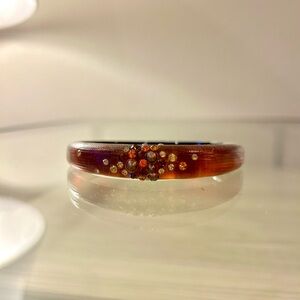 Elegant Alexis Bittar Amber Bangle Bracelet